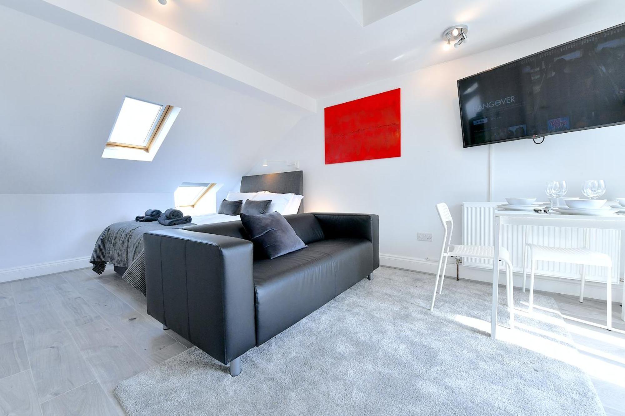 Stylish Studios By Luxestays Fulham London Bagian luar foto