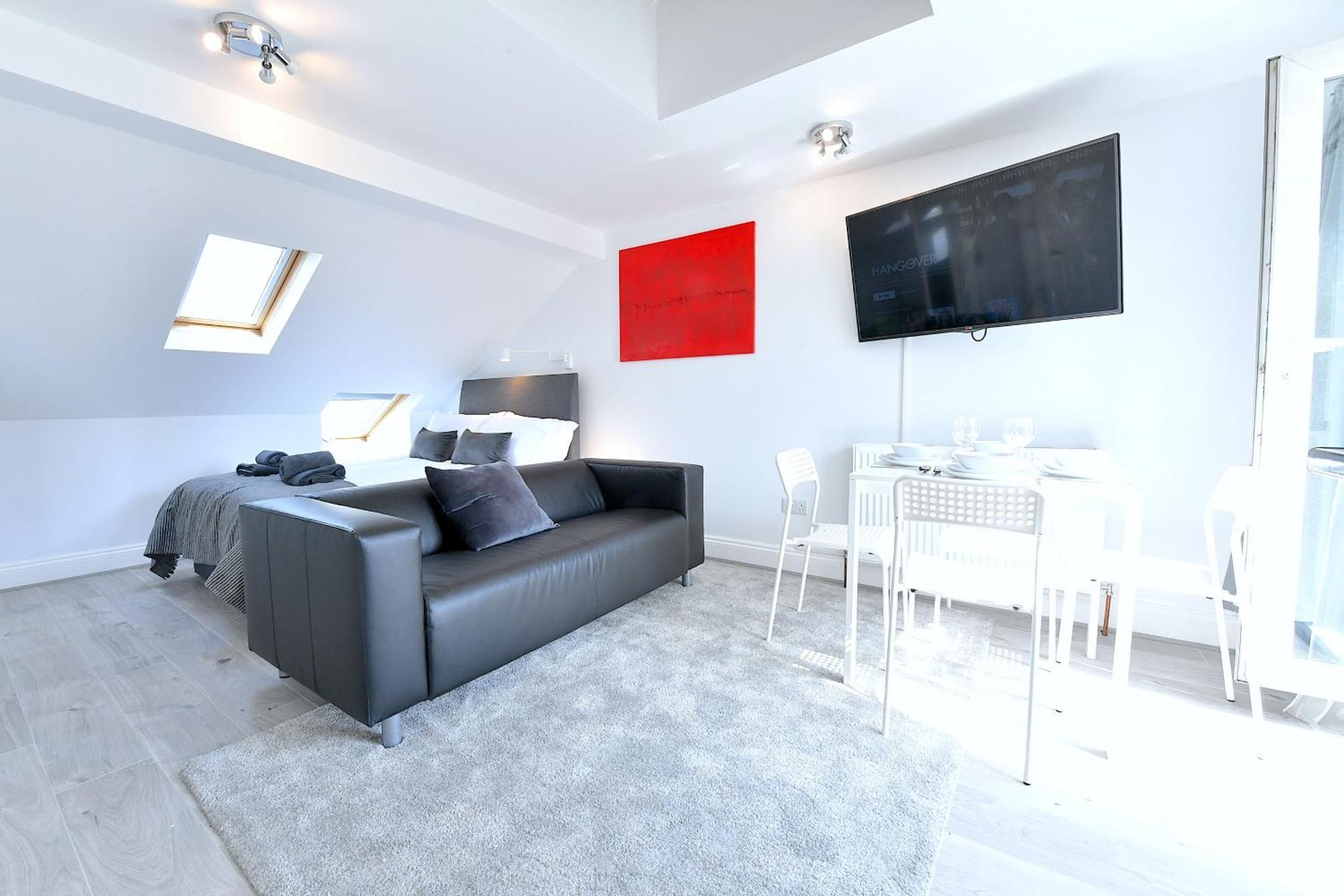 Stylish Studios By Luxestays Fulham London Bagian luar foto