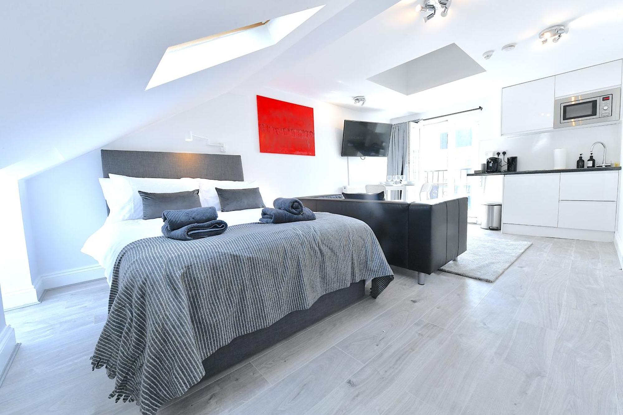 Stylish Studios By Luxestays Fulham London Bagian luar foto