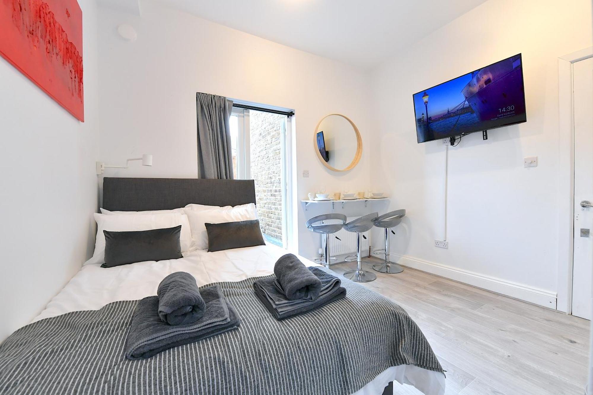 Stylish Studios By Luxestays Fulham London Bagian luar foto
