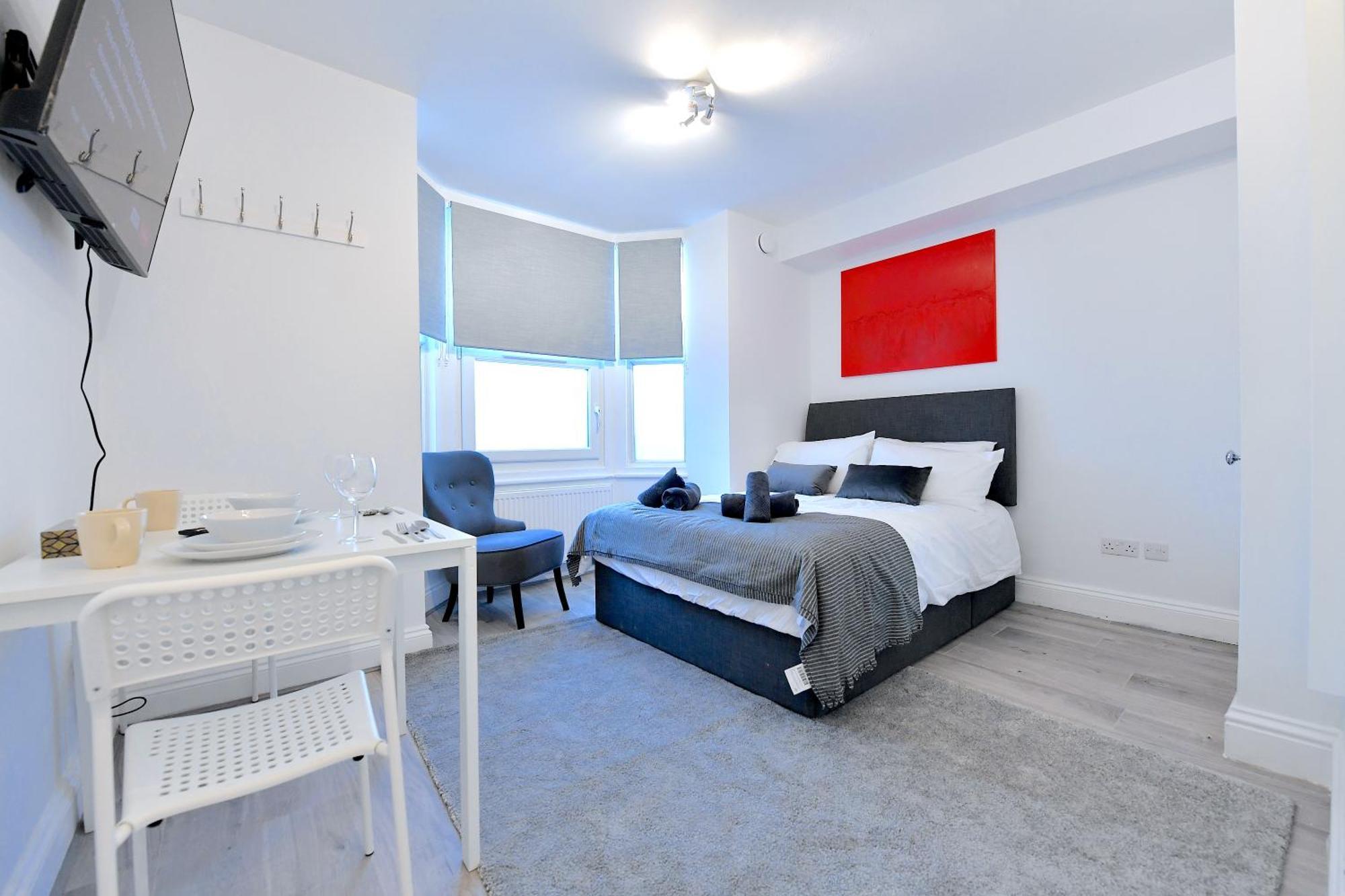 Stylish Studios By Luxestays Fulham London Bagian luar foto