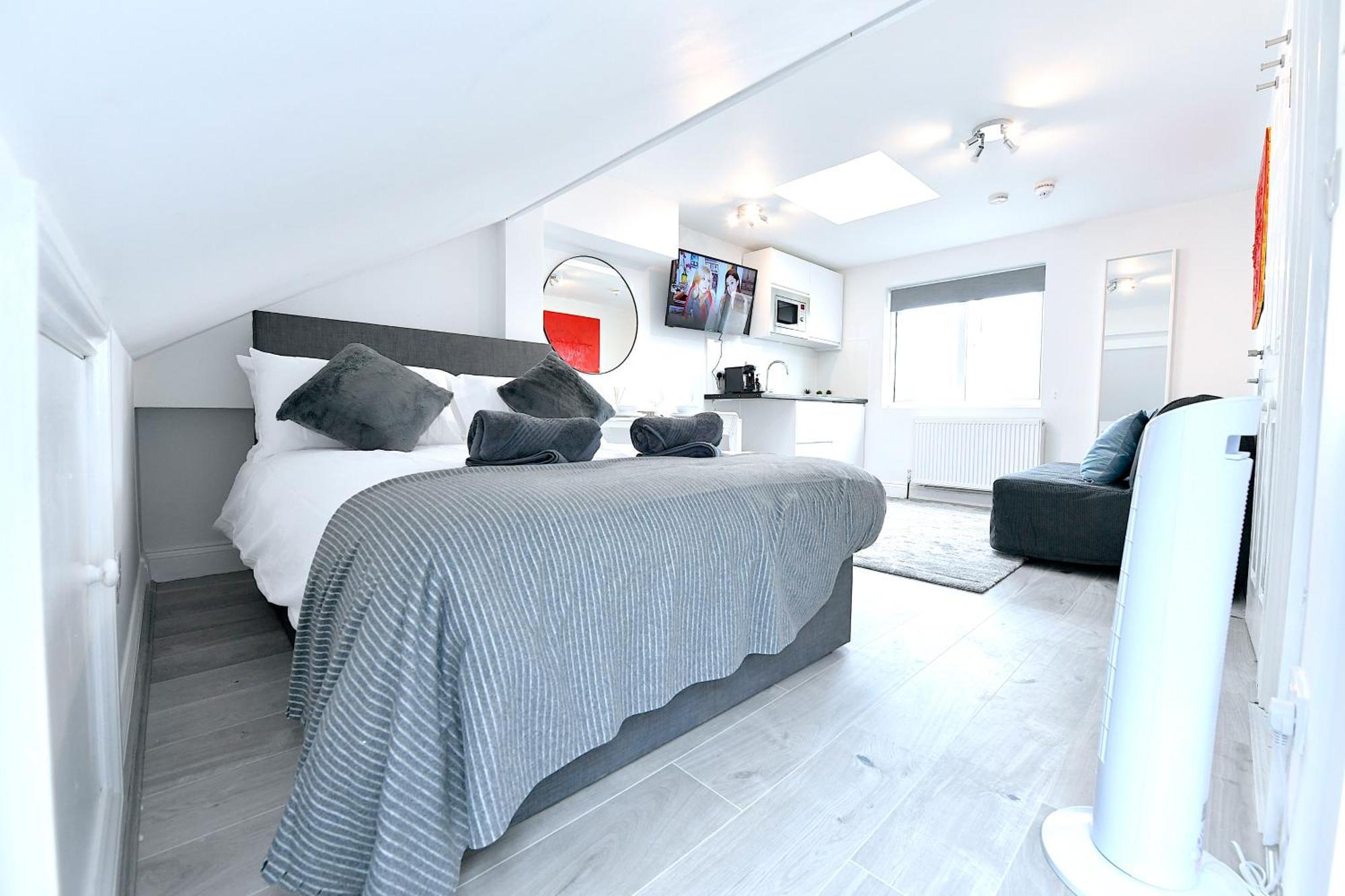 Stylish Studios By Luxestays Fulham London Bagian luar foto