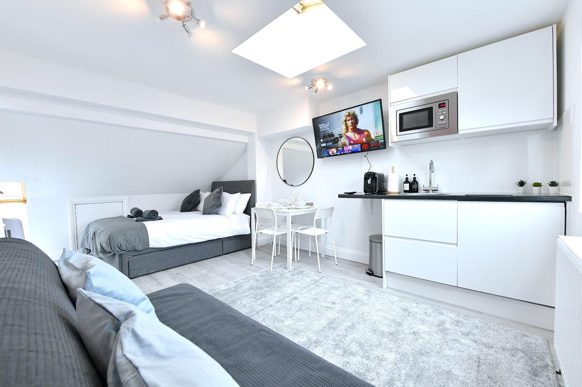 Stylish Studios By Luxestays Fulham London Bagian luar foto