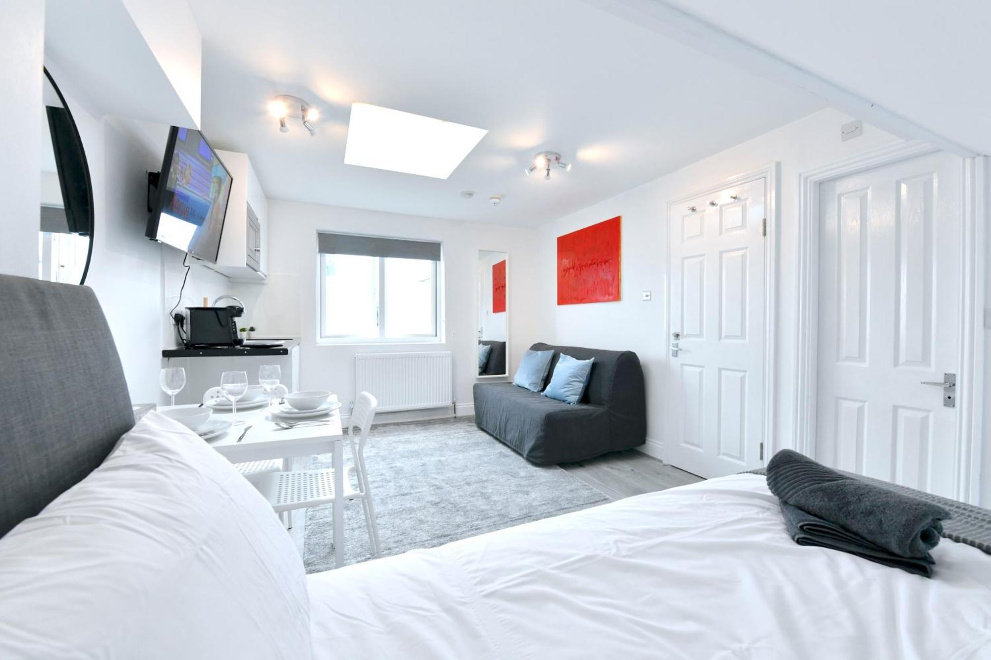 Stylish Studios By Luxestays Fulham London Bagian luar foto