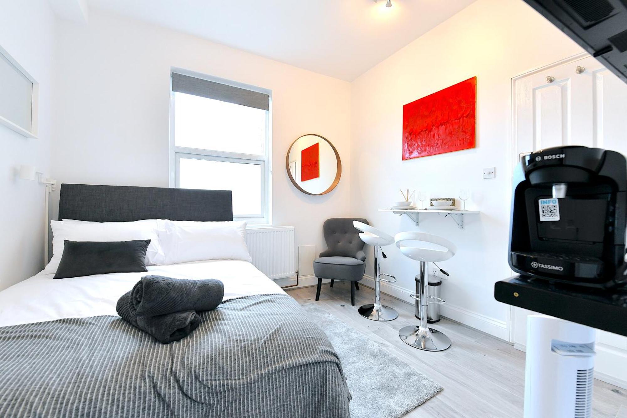 Stylish Studios By Luxestays Fulham London Bagian luar foto