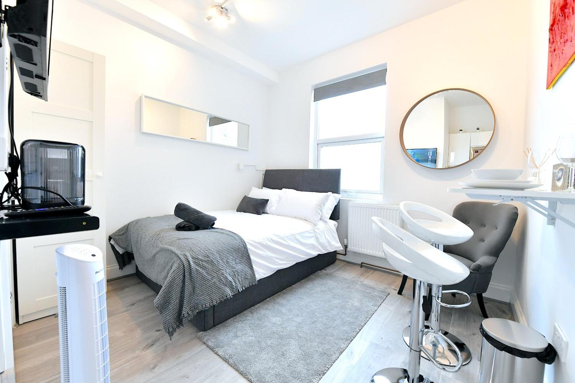 Stylish Studios By Luxestays Fulham London Bagian luar foto